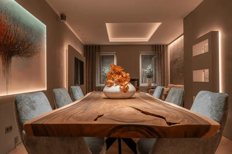 Lichtprojekt Designer Wohnzimmer
